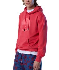 NORTH SAILS BASIC Felpa stampa logo con cappuccio watermelon - Felpe Uomo - 3