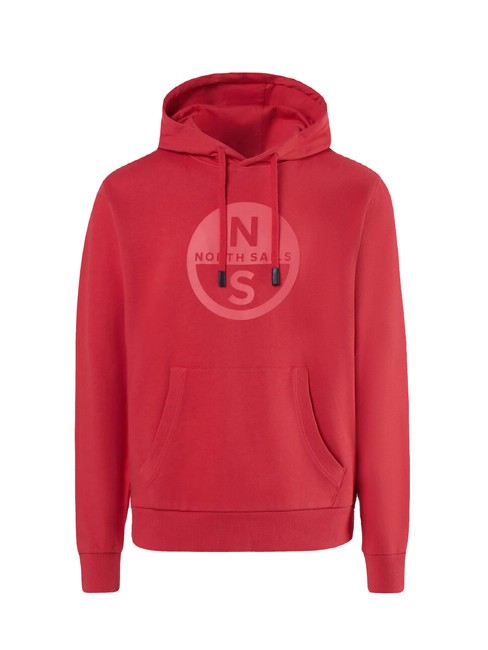 BASIC Felpa stampa logo con cappuccio watermelon - Felpe Uomo