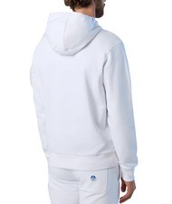 NORTH SAILS BASIC Felpa stampa logo con cappuccio white - Felpe Uomo - 2