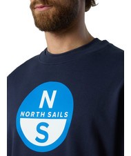 NORTH SAILS BASIC Felpa girocollo con stampa logo navy blue - Felpe Uomo - 3
