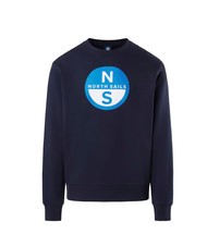 NORTH SAILS BASIC Felpa girocollo con stampa logo navy blue - Felpe Uomo - 4