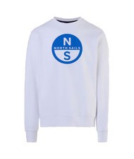 NORTH SAILS BASIC Felpa girocollo con stampa logo white - Felpe Uomo - 4
