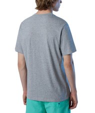 NORTH SAILS BASIC T-shirt in cotone stampa logo grey melange - T-shirt Uomo - 2