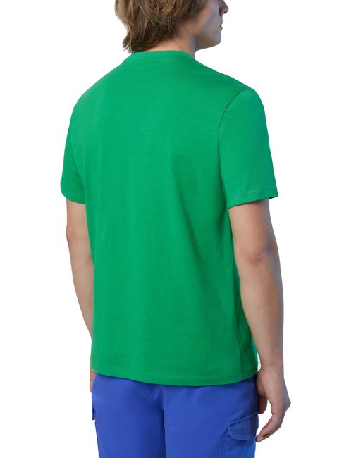BASIC T-shirt in cotone stampa logo green bee - T-shirt Uomo