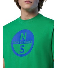 NORTH SAILS BASIC T-shirt in cotone stampa logo green bee - T-shirt Uomo - 3