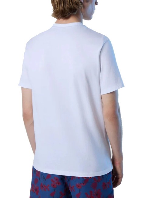 BASIC T-shirt in cotone stampa logo white - T-shirt Uomo