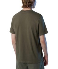 NORTH SAILS BASIC T-shirt in cotone stampa logo dusty olive - T-shirt Uomo - 2