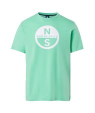NORTH SAILS BASIC T-shirt in cotone stampa logo spring bud - T-shirt Uomo - 4