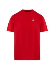 NORTH SAILS BOLLO T-shirt in cotone red - T-shirt Uomo - 5