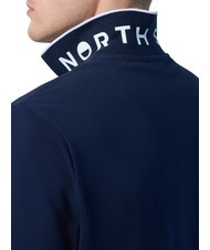 NORTH SAILS COLLAR STRIPED Polo manica corta in cotone navy blue - Polo Uomo - 4