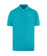 NORTH SAILS COLLAR STRIPED Polo manica corta in cotone ceramic - Polo Uomo - 5