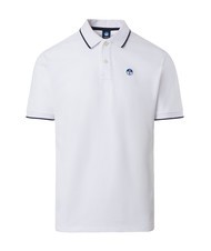 NORTH SAILS COLLAR STRIPED Polo manica corta in cotone white - Polo Uomo - 3