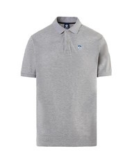 NORTH SAILS BASIC Polo manica corta in cotone grey melange - Polo Uomo - 5