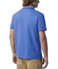 NORTH SAILS COLLAR STRIPED Polo manica corta in cotone wedgewood - Polo Uomo - 2