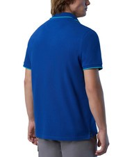 NORTH SAILS COLLAR STRIPED Polo manica corta in cotone ocean blue - Polo Uomo - 2