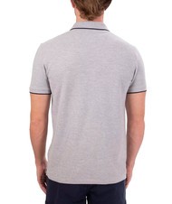 NORTH SAILS COLLAR STRIPED Polo manica corta in cotone grey melange - Polo Uomo - 2