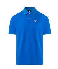NORTH SAILS COLLAR STRIPED Polo manica corta in cotone royal - Polo Uomo - 5