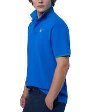 NORTH SAILS COLLAR STRIPED Polo manica corta in cotone royal - Polo Uomo - 3