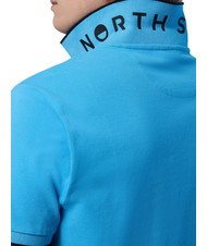 NORTH SAILS COLLAR STRIPED Polo manica corta in cotone azzurro - Polo Uomo - 4