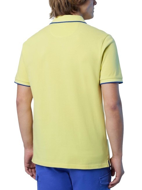 COLLAR STRIPED Polo manica corta in cotone limelight - Polo Uomo