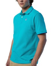 NORTH SAILS COLLAR STRIPED Polo manica corta in cotone ceramic - Polo Uomo - 3