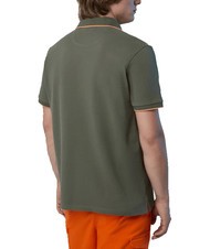 NORTH SAILS COLLAR STRIPED Polo manica corta in cotone dusty olive - Polo Uomo - 2