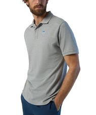 NORTH SAILS BASIC Polo manica corta in cotone grey melange - Polo Uomo - 3