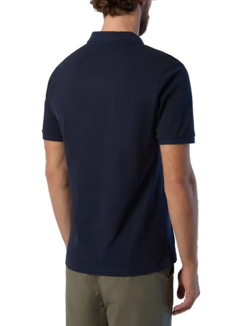 BASIC Polo manica corta in cotone navy blue - Polo Uomo