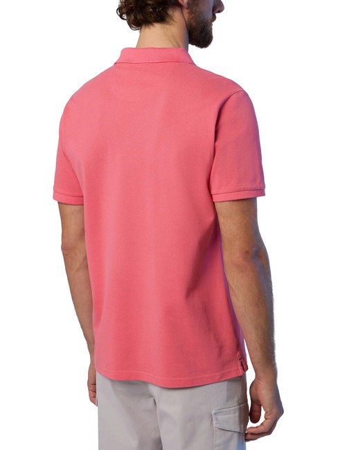 BASIC Polo manica corta in cotone calypso coral - Polo Uomo