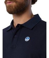 NORTH SAILS BASIC Polo manica corta in cotone navy blue - Polo Uomo - 3