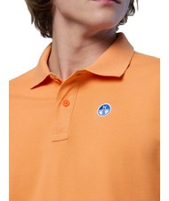NORTH SAILS BASIC Polo manica corta in cotone tangerine - Polo Uomo - 4