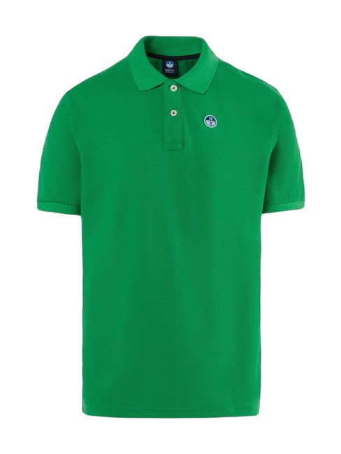 BASIC Polo manica corta in cotone green bee - Polo Uomo