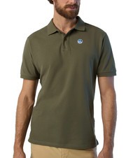 NORTH SAILS BASIC Polo manica corta in cotone dusty olive - Polo Uomo - 3