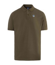 NORTH SAILS BASIC Polo manica corta in cotone dusty olive - Polo Uomo - 5