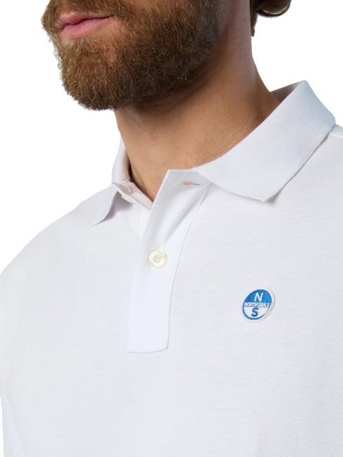BASIC Polo manica corta in cotone white - Polo Uomo
