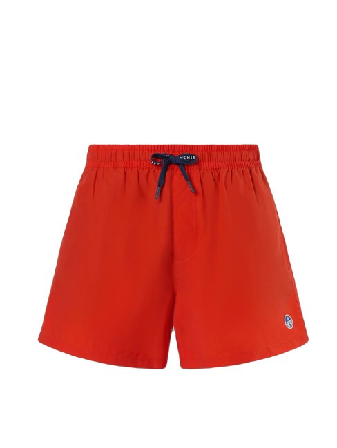 VOLLEY Costume boxer con logo bright orange - Costumi da bagno Uomo