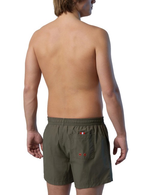 VOLLEY Costume boxer con logo dusty olive - Costumi da bagno Uomo