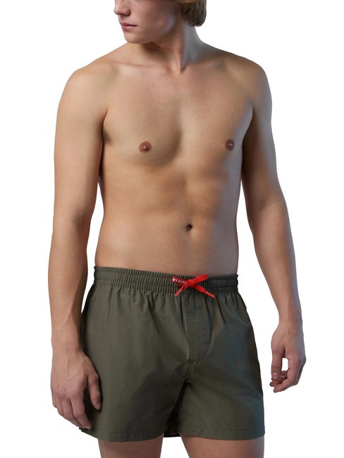 VOLLEY Costume boxer con logo dusty olive - Costumi da bagno Uomo