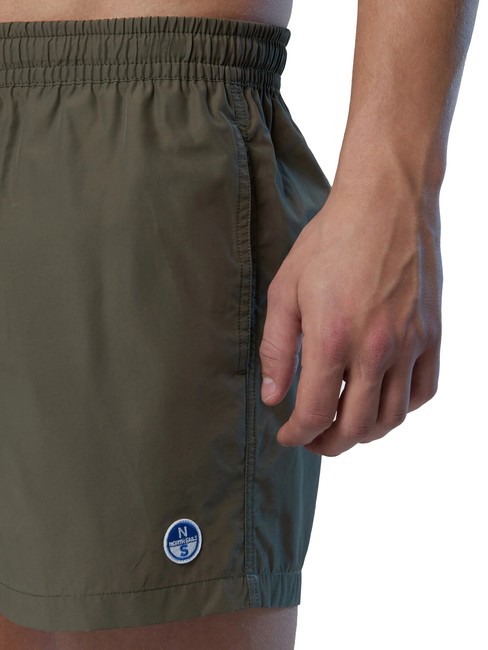 VOLLEY Costume boxer con logo dusty olive - Costumi da bagno Uomo