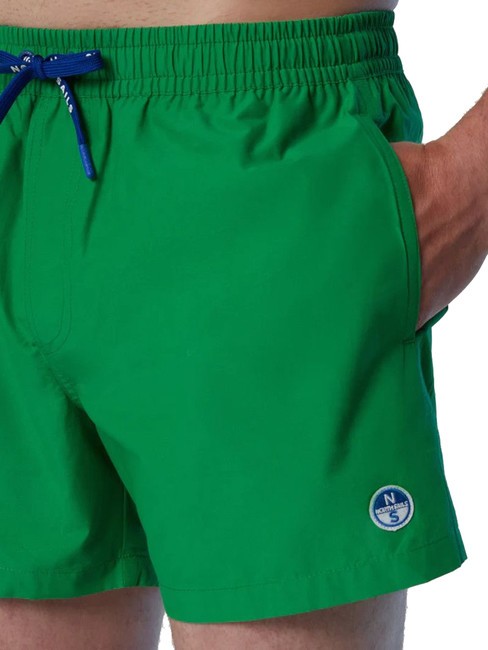 VOLLEY Costume boxer con logo green bee - Costumi da bagno Uomo