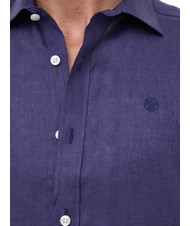 NORTH SAILS N|S Camicia a maniche corte in lino navy blue - Camicie Uomo - 4