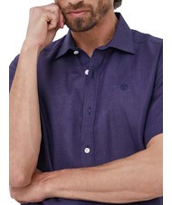 NORTH SAILS N|S Camicia a maniche corte in lino navy blue - Camicie Uomo - 3