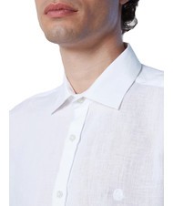 NORTH SAILS N|S Camicia a maniche corte in lino white - Camicie Uomo - 3