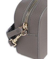 COCCINELLE TEBE Borsa a tracolla in pelle martellata grafite - Borse Donna - 3