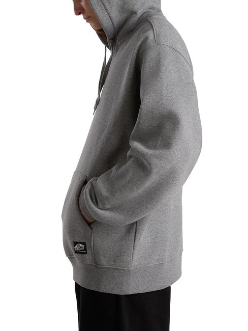 SKATE CLASSICS PATCH Felpa con cappuccio skate cement heather - Felpe Uomo