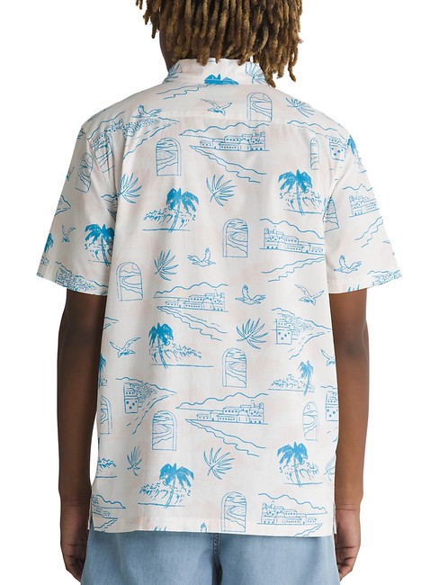 DAVISTA Camicia maniche corte in cotone marshmallow - Camicie Uomo