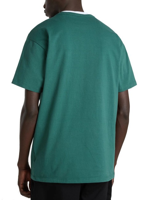 OFF THE WALL II POCKET T-shirt in cotone con taschino bistro green - T-shirt Uomo