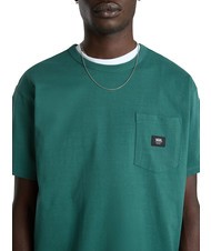 VANS OFF THE WALL II POCKET T-shirt in cotone con taschino bistro green - T-shirt Uomo - 3