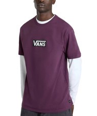 VANS OFF THE WALL II DROP T-shirt manica corta in cotone blackberry wine - T-shirt Uomo - 3