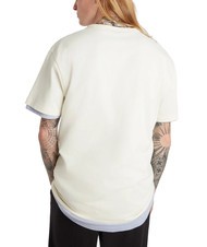 VANS OFF THE WALL II POCKET T-shirt in cotone con taschino antique white - T-shirt Uomo - 2